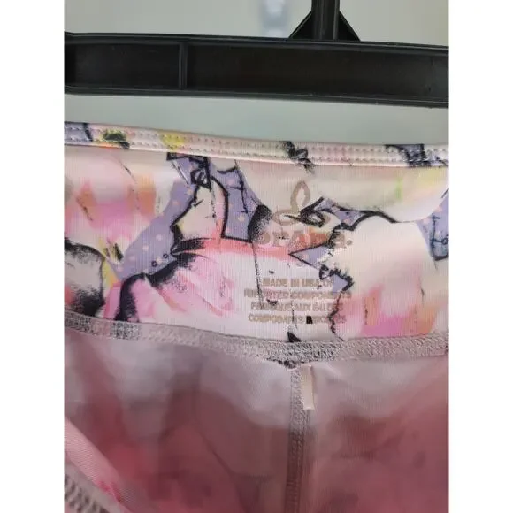 prAna pink floral leggings - small - Picture 2 of 5